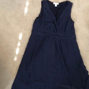 Navy Blue Maternity Dress
